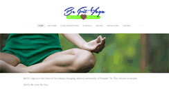 Desktop Screenshot of befityogaprosper.com